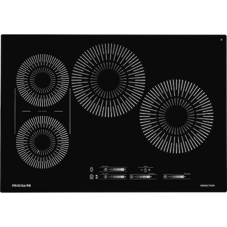 Frigidaire Frigidaire 30-in. Black Induction Cooktop with Electronic Clock/Timer and TempLock Feature FCCI3027AB